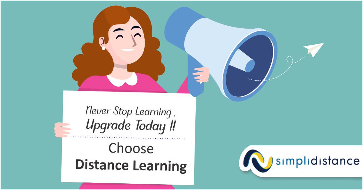 #Education is not only a ladder of #opportunity, but it is also an investment in our future. #Never stop learning Choose #Distancelearning courses & choose your future today🧐
👉simplidistance.com
#simplidistance #distancecourses