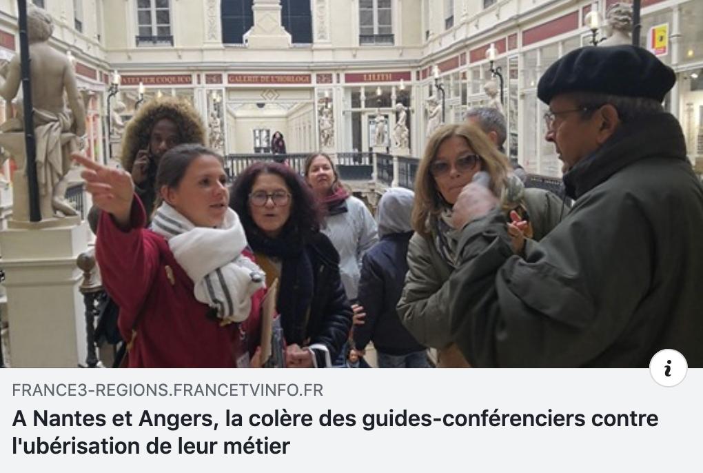 Quand l'#ÉcoCollab vient bouleverser le monde des guides touristiques.

Une belle occasion de moderniser la réglementation en place. 
Il n'est certain qu'un "permis de guide touristique" délivré par les villes est la voie de l'avenir.

france3-regions.francetvinfo.fr/pays-de-la-loi…

#JeudiÉcoCollab