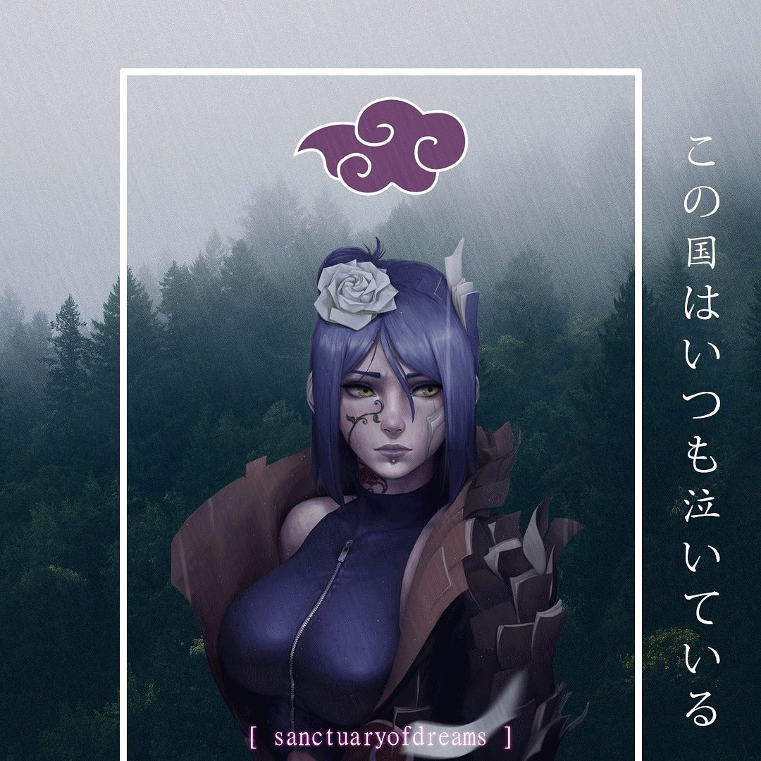 sanctuaryofdrms's tweet photo. Konan the paper angel 

#NARUTO #narutoshippuden #NARUTO歌舞伎 #NARUTO好きと繋がりたい #AnimeArt #anime #manga #photoshop #photoshopped #aesthetic #akatsuki #rain #nature #fog #tattooed #BeautifulPeople #beautiful #beautifulgirl #purplehair #Japan #kanji #hiragana https://t.co/kYdUuWqCFB
