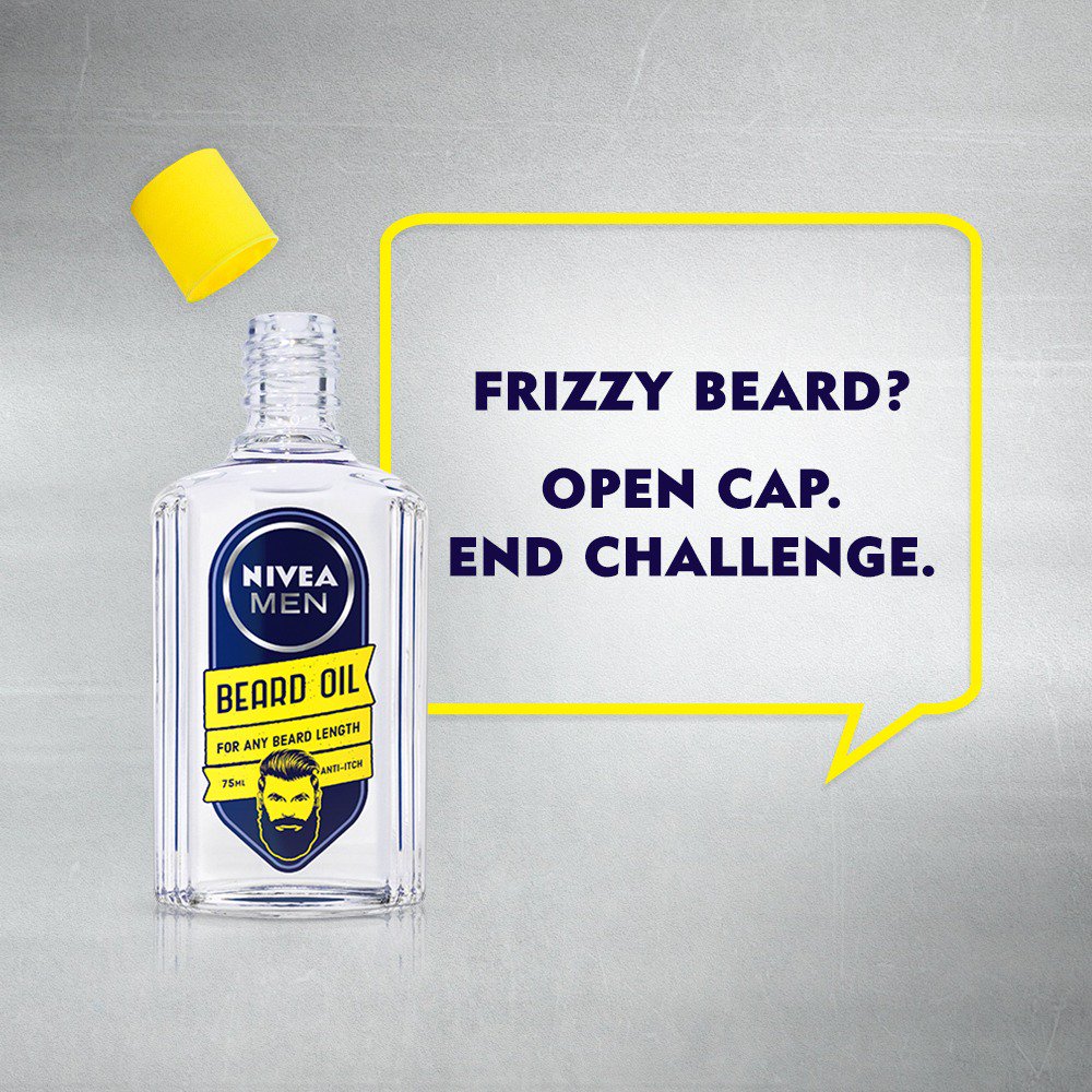 Unruly beard? Challenge accepted. #BottleCapChallenge #NIVEAMENBeardcare 
Shop Now: bit.ly/NIVEAMENBeard