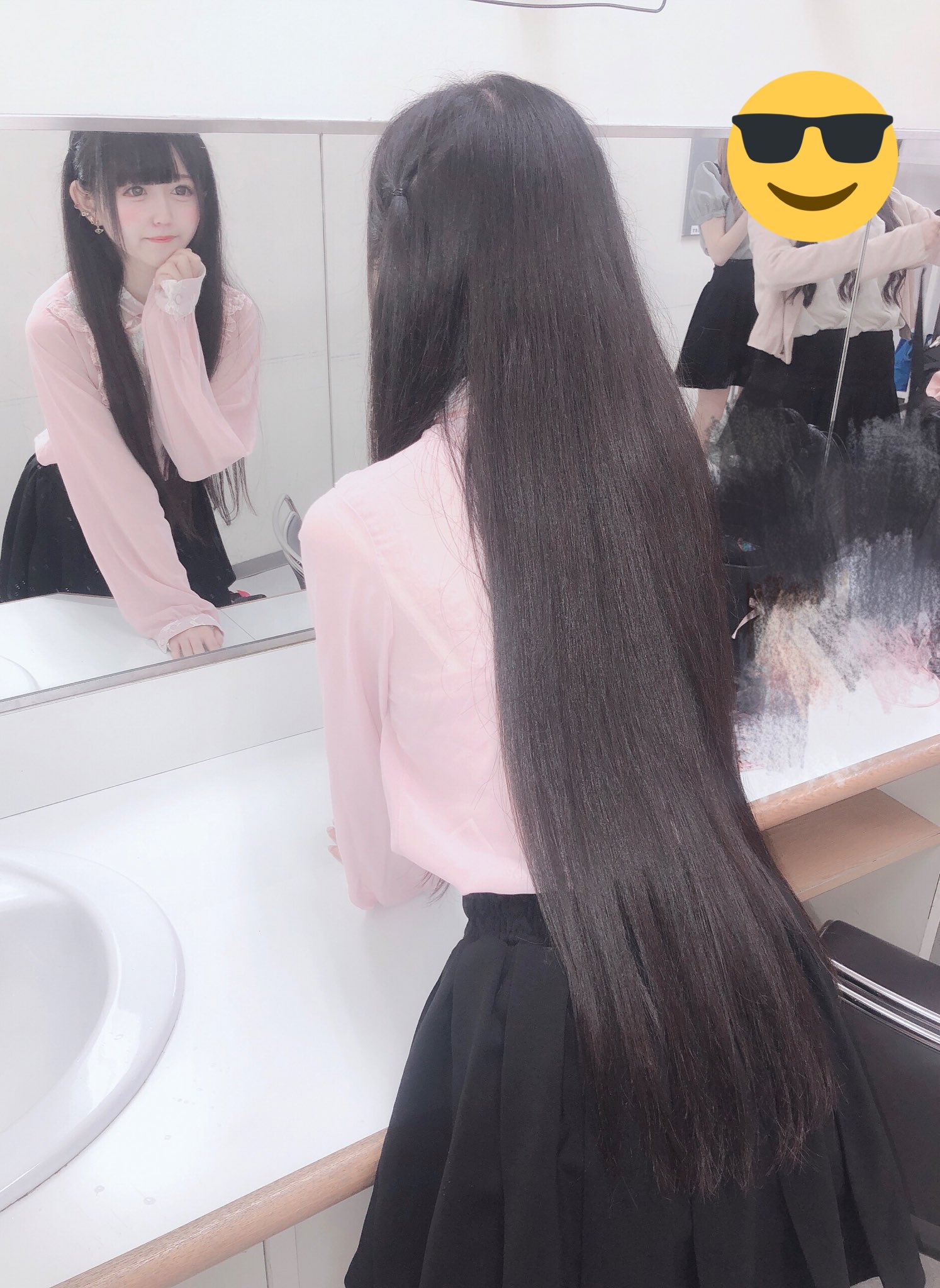 大月美雨 姫庭 髪の毛成長記録 スーパー黒髪ロングの大月美雨です 通常大月美雨