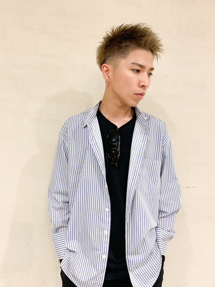 岡村大介 ショート ボブ 名古屋 栄 Exile Shokichi さん風 メンズスタイル カッコよくしたいならお任せください ホワイティーカラーで絶対カッコよくなれます メンズカット メンズスタイル