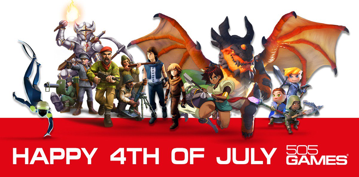 From the entire team here at 505 Games, we want to wish our awesome community a very happy #IndependenceDay

Happy #4thOfJuly2019, everyone! #505Games