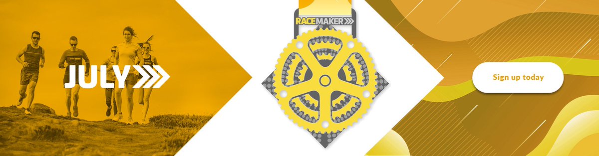 RacemakerUK's tweet photo. Join us this July for our Racemaker virtual challenge. Choose any distance from 5k - 100k - walk, run or cycle and receive this fantastic medal. £2 from every entry will be donated to @StCHospice.

For more information please visit: https://t.co/VNEPWkPVVA

#fitness #virtualrace https://t.co/IpaR3m6pZf
