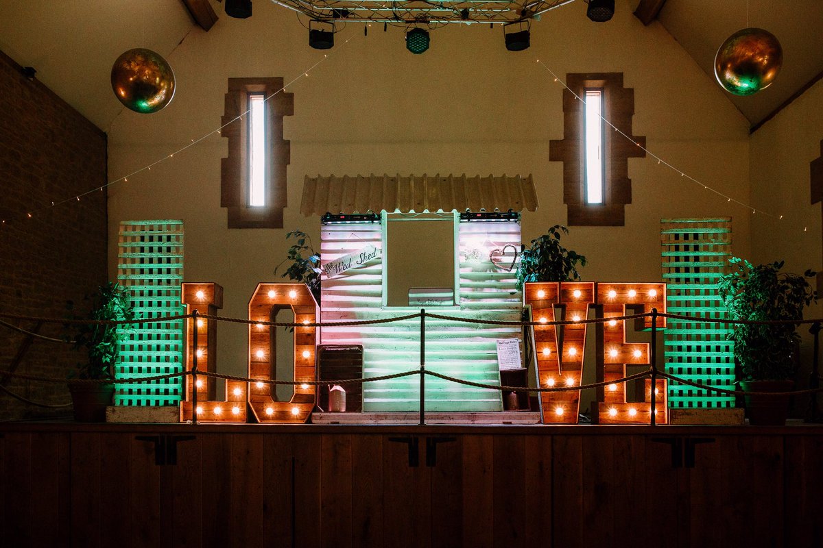 Love this image of the Luv Shak Rustic Disco. #alternativedisco #haselburymill