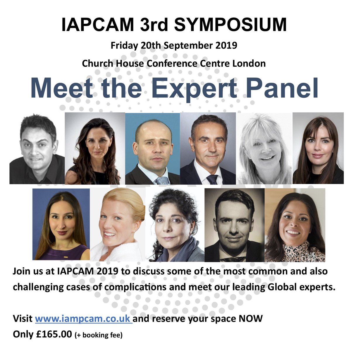 Good news, IAPCAM #conference #complications gets CPD approved. Do not miss it. London 20th Sept. 2019