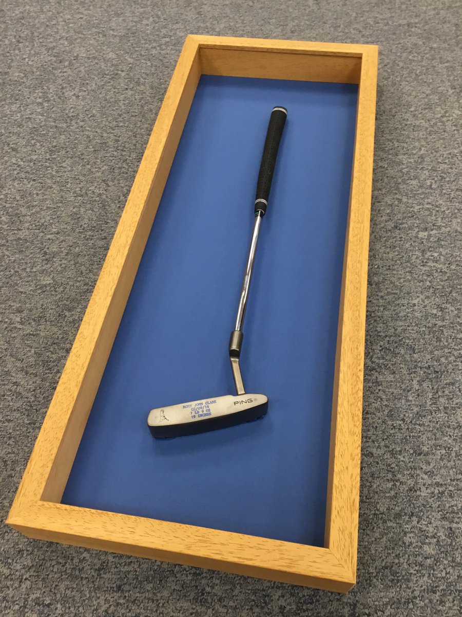 SpeedFrameLtd's tweet image. We have recently framed a set of 3 Golf Clubs ⛳️ 

#Framing #BespokeFraming #BoxFrame #PersonalisedFraming #Golf #Club