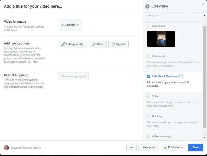 For  @facebook , you need an .srt file. All you need to do is download this file type and upload the file to the video on your Facebook page.6/11