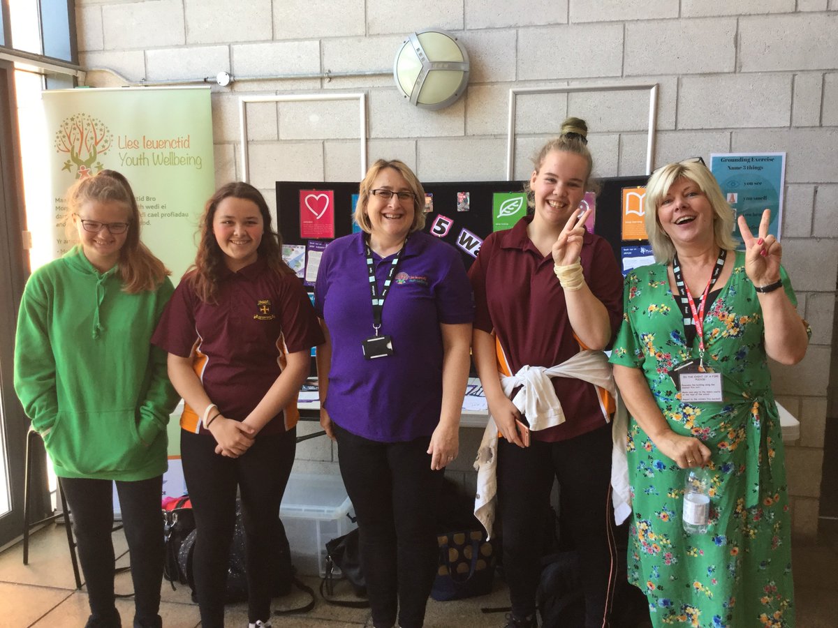 Our Wellbeing team supporting <a href="/strichardgwynba/">St Richard Gwyn</a> PSE day. #Wellbeing #mentalhealth