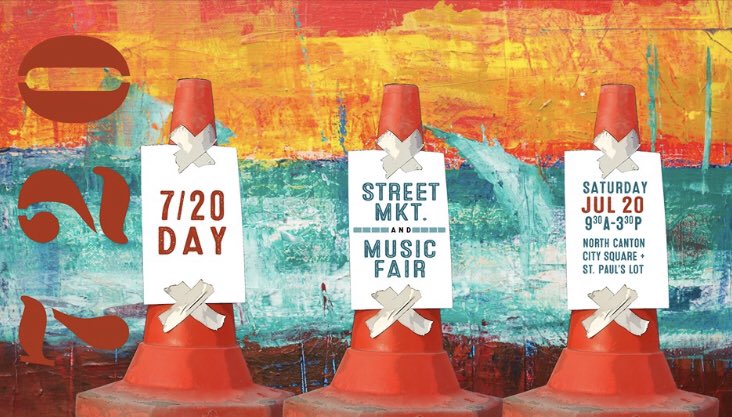 Let’s get together #JUL20 🚦🚧
7/20 Day in #northcanton #foodartmusicfun