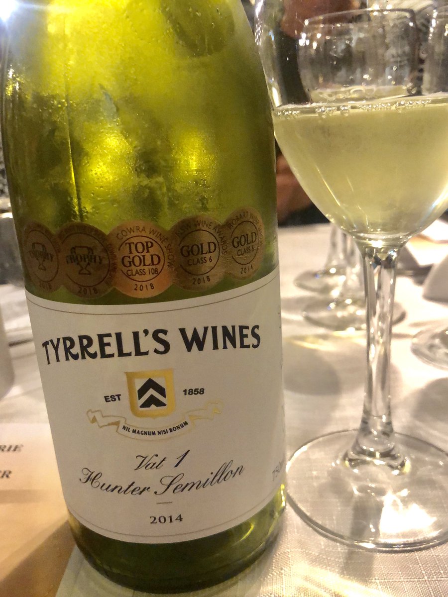 vicki_woods_au's tweet photo. 1st course @TyrrellsWines Dinner @bushrangersbar Coconut Prawns matched to #Vat1 Semillon & Chicken Ravioli matched to #Vat47 Chardonnay #delicious @PereeW @Rufuswino @Peters_Anthony @IansCampers @carolduncan @LindaDrummond https://t.co/wAqSnsu6xj