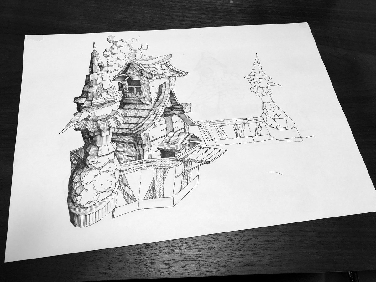 直近のものを2点 #ペン画を流してペン画民を増やそう #このタグを見た