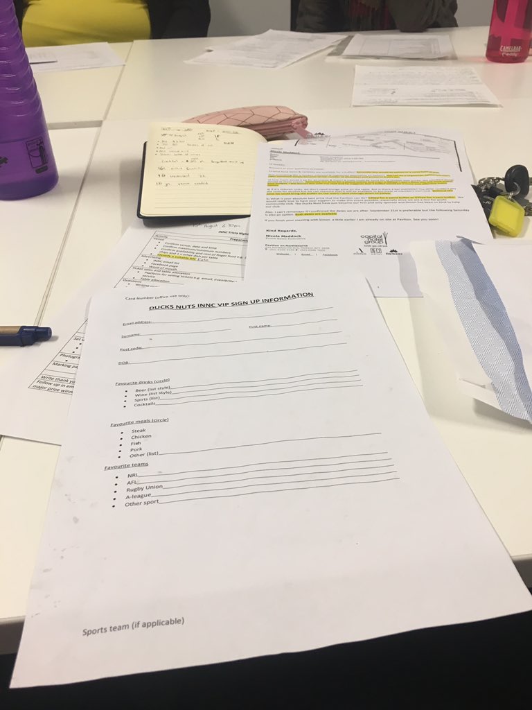 A productive evening planning upcoming events at the <a href="/INNCCBR/">Inner North Netball</a> committee meeting💪🏼volunteers are essential for community organisations. Shout out 📢 to all those dedicating their time to make clubs &amp; associations like this possible. #community #netball #nonprofit #sport #volunteer