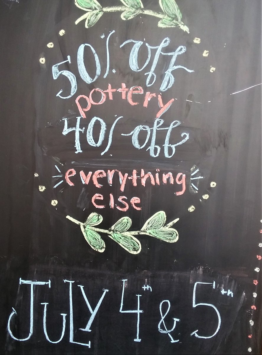 Bremec's Grand Slam this week!  40% OFF Plants, Decor, Fountains &amp; More.  See details at bremec.com/special-offers/  Open 8am-1pm on July 4th.