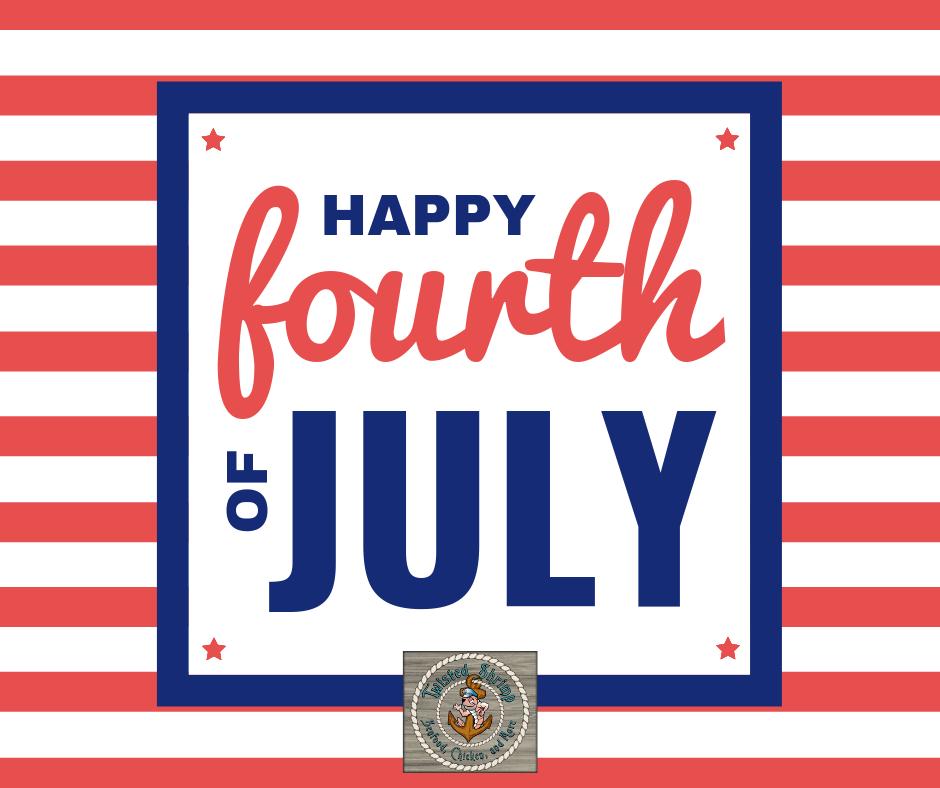 Happy 4th of July from the Twisted Shrimp crew! 🇺🇸🇺🇸
Land of the Free, Home of the Brave! 🇺🇸🇺🇸
#july4 #homeofthebrave #landofthefree #independenceday