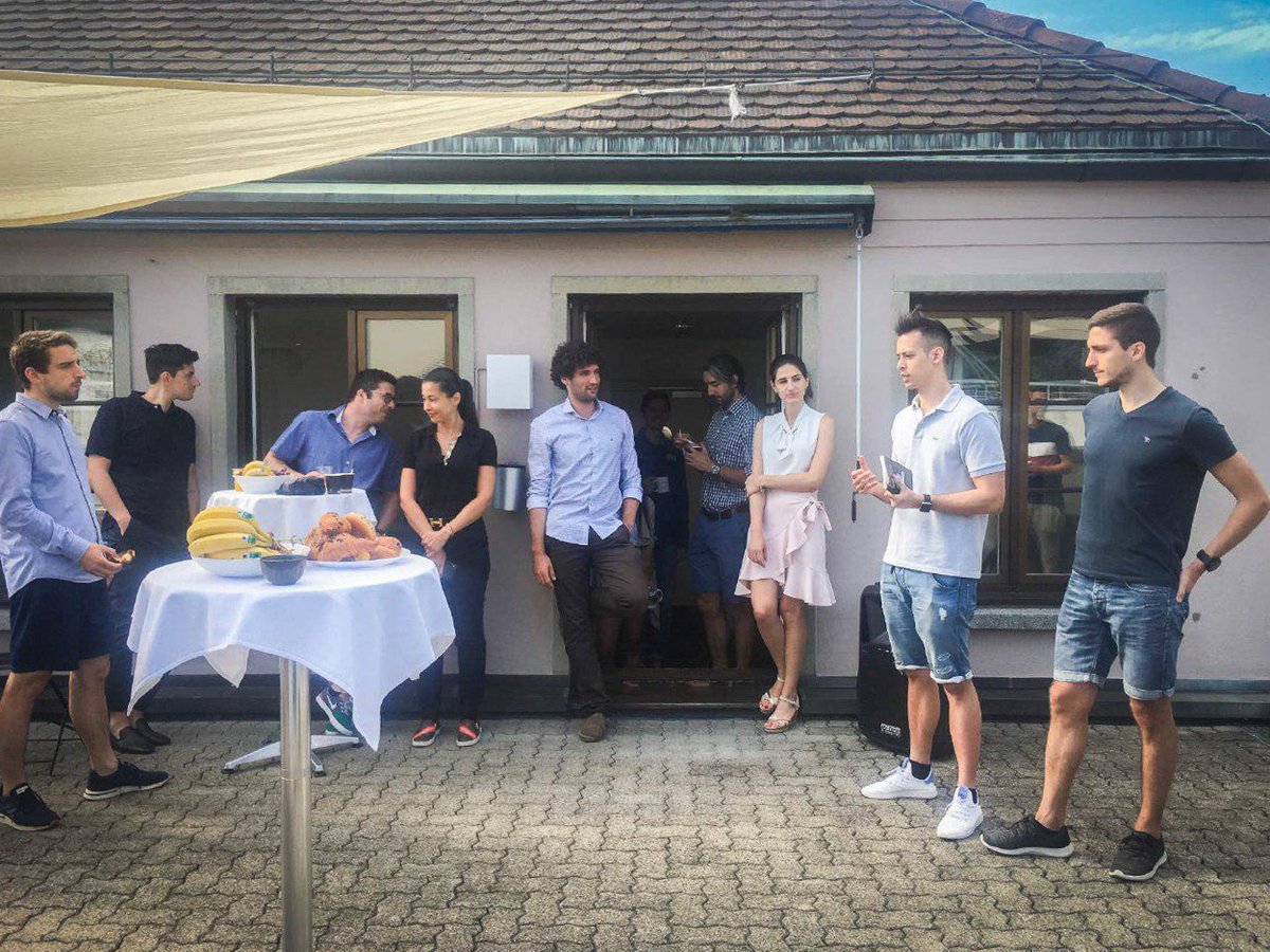 Trust_Square's tweet photo. Today at the weekly Trust Square Breakfast we had an interesting Trust Talk by Mike Schälchli from Earlybyte. He was part of the winning team at #SBHACK19 and is now new resident at Trust Square. https://t.co/negGu6Awar