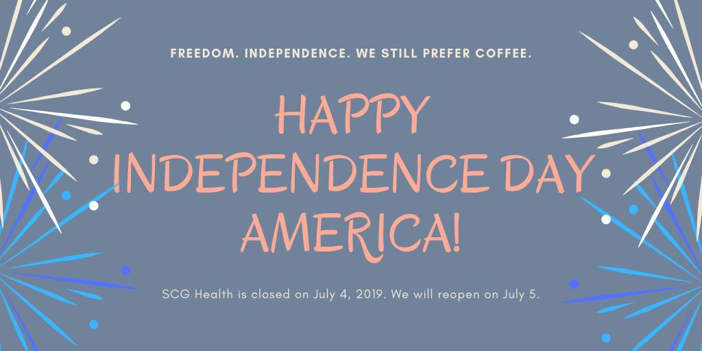 SCGhealth's tweet photo. What are you doing this #4thOfJuly? We're taking the day off to relax, celebrate and enjoy the fireworks! https://t.co/Fw29WjXsDY