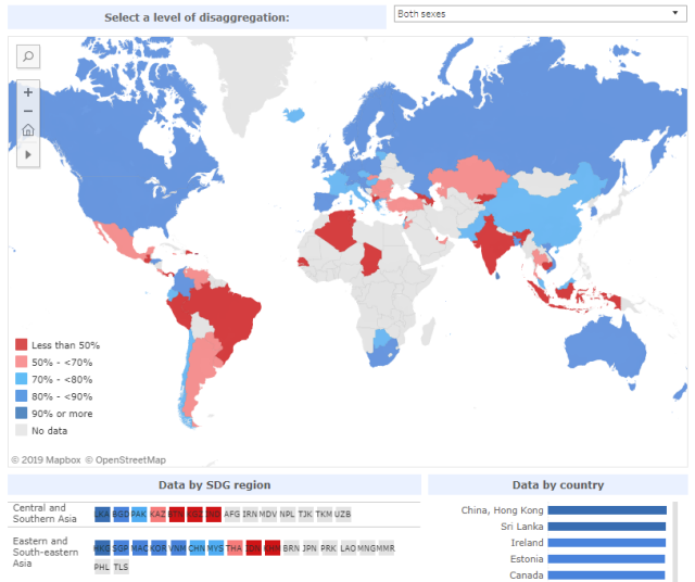UNESCOstat's tweet photo. Education is at the forefront of the #HLPF on Sustainable Development. 

For a quick overview, @UNESCOstat has developed cool tools to visualize #SDG4 data: https://t.co/qpVK3qmWMY https://t.co/LFZHjwykEI