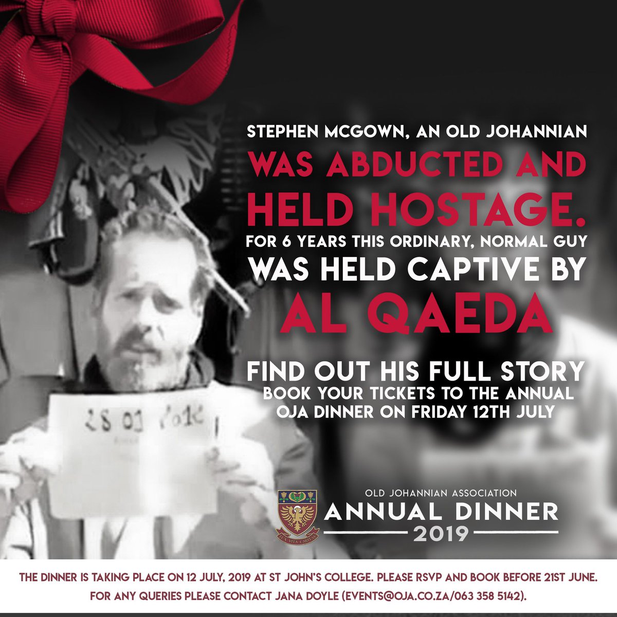Find out Stephen McGown's full story, OJA Dinner 12th July.
buff.ly/2EsLonN