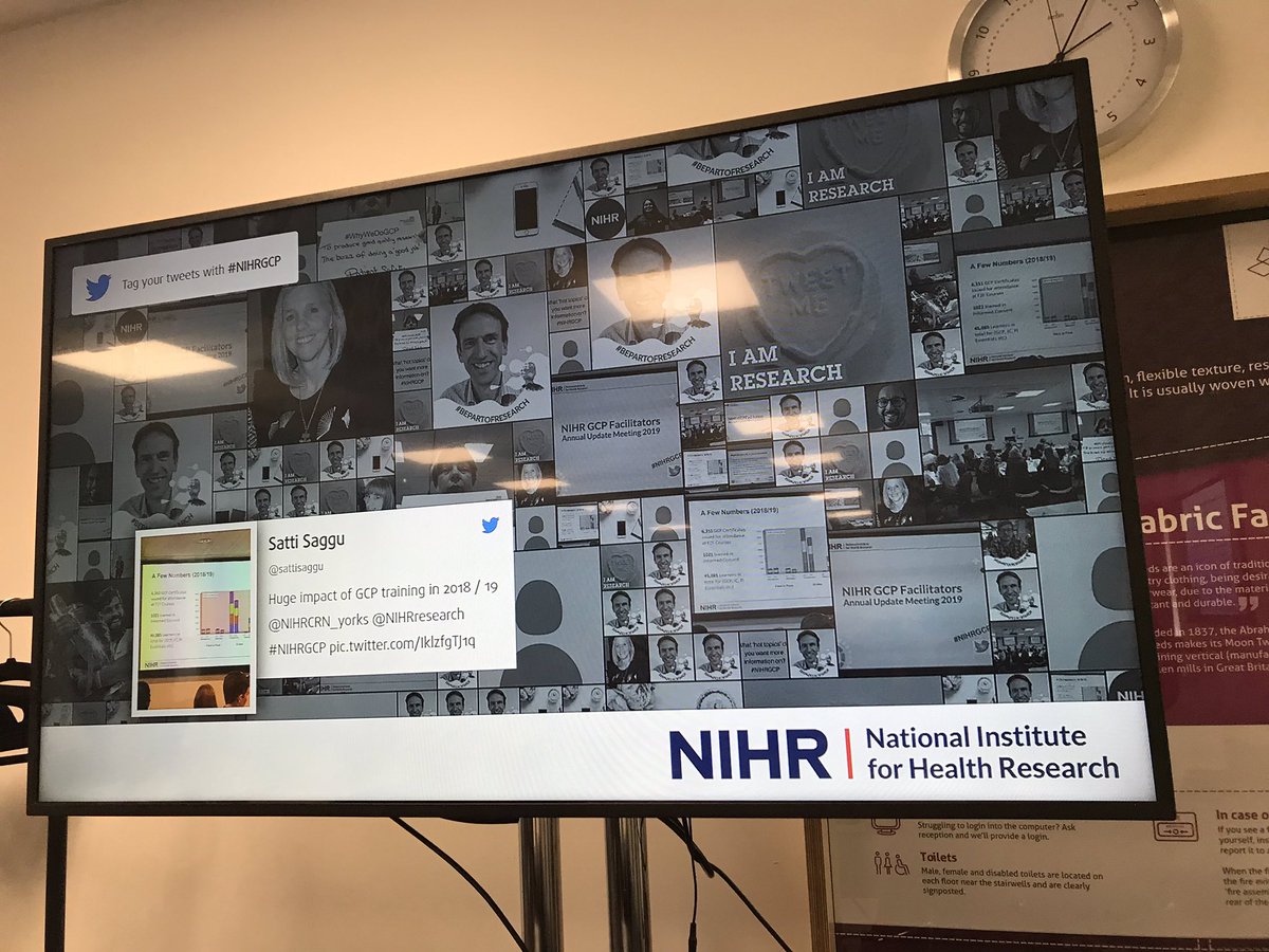 It’s really encouraging to see so many #NIHRGCP Facilitators tweeting today!