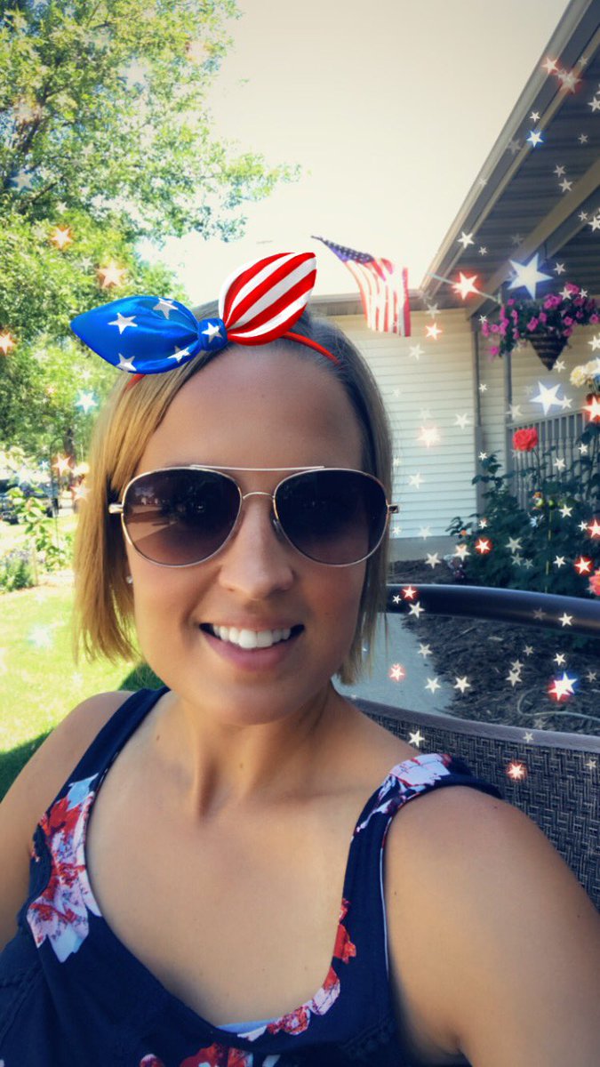 KWayrynen's tweet photo. Happy 4th of July! #NGESSummerSelfieBingo #4thofJulyselfie #funfilterselfie https://t.co/K8pldfB5Ne