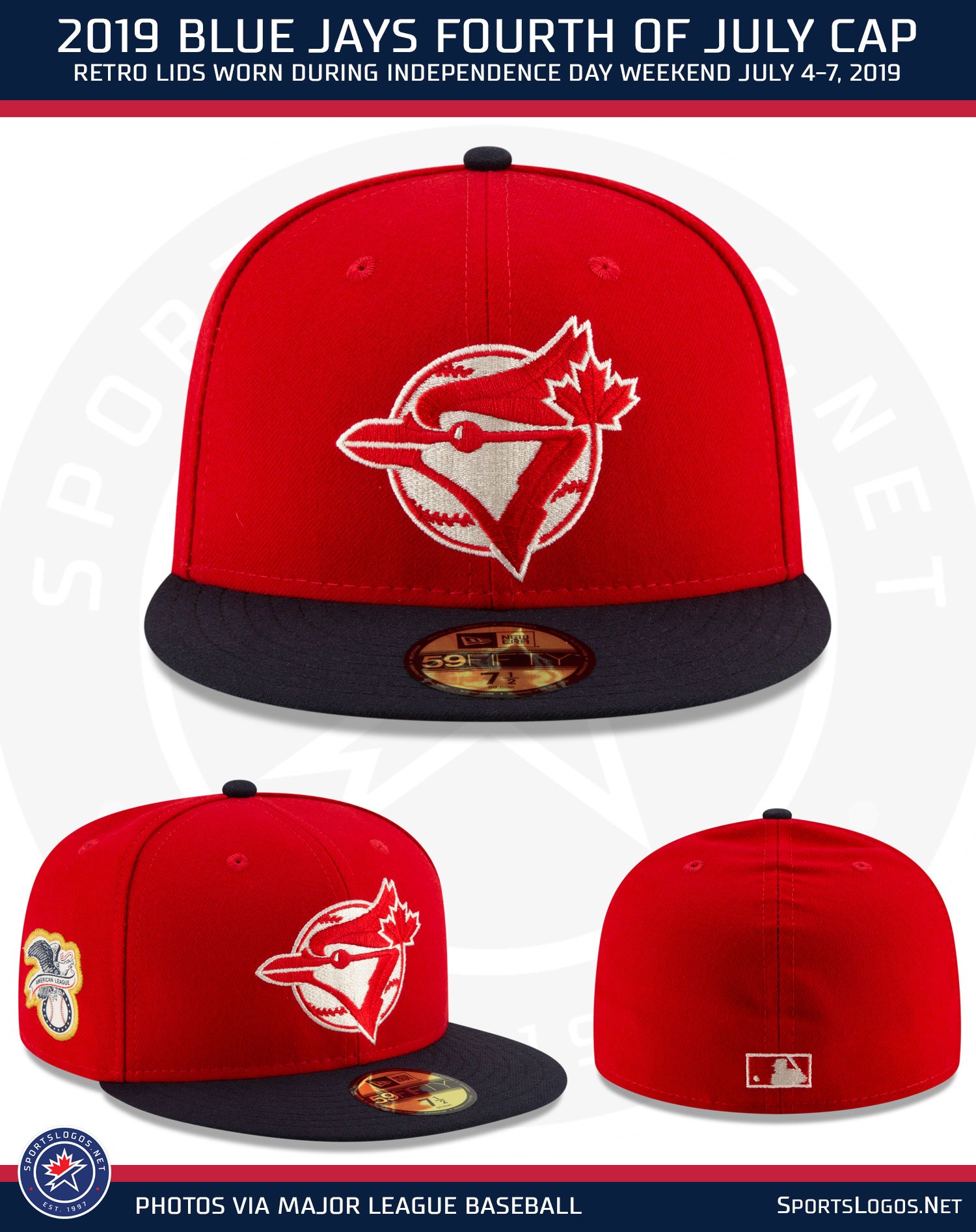 Blue Jays Wear Red for Canada Day, Pics – SportsLogos.Net News