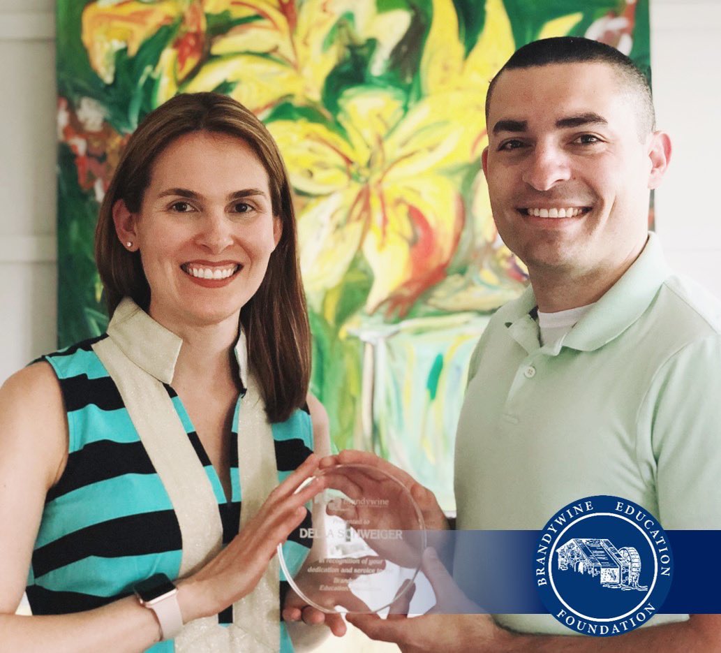 We would like to thank outgoing Board of Directors Vice-President, Della Schweiger for her years of service to the Brandywine Education Foundation. Her knowledge, and dedication has helped us serve the Brandywine School District community.