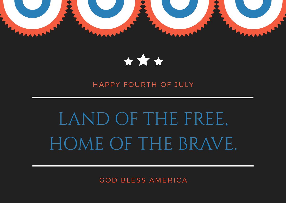 #HappyFourthOfJuly #GodBlessAmerica