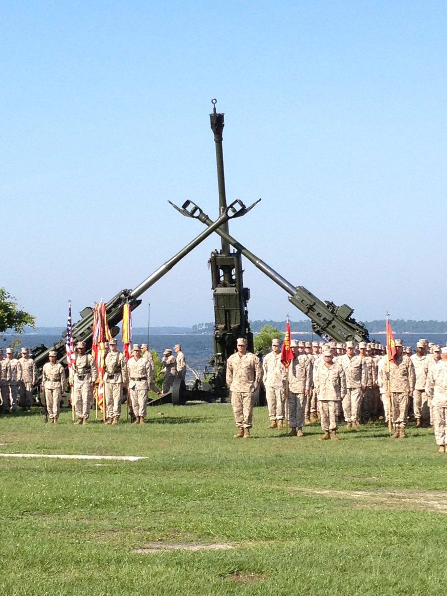 AlayeniEQ's tweet photo. Happy #4thJuly2019 husband took this photo. It’s one of my faves. #artillery #10thMarines #2ndMarDiv #ArmOfDecision #USMC https://t.co/YMgQuQSWFC
