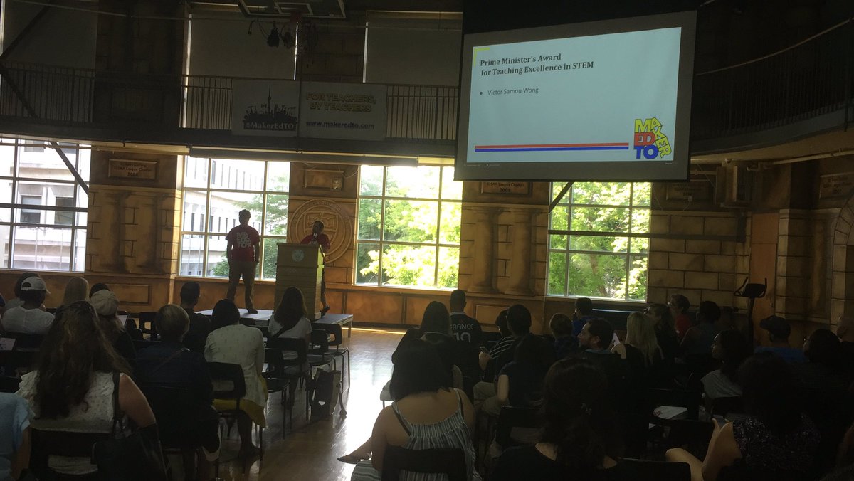 CalliopeCanada's tweet photo. We are here at #MakerEdT https://t.co/6oCqxQMasD