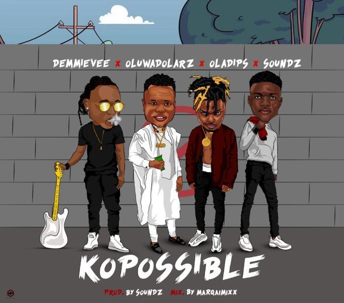 OLALAPPY's tweet image. [Music] Demmie Vee x Oluwadolarz x Oladips x Soundz – Ko Possible djamendio.com/2019/07/04/mus…