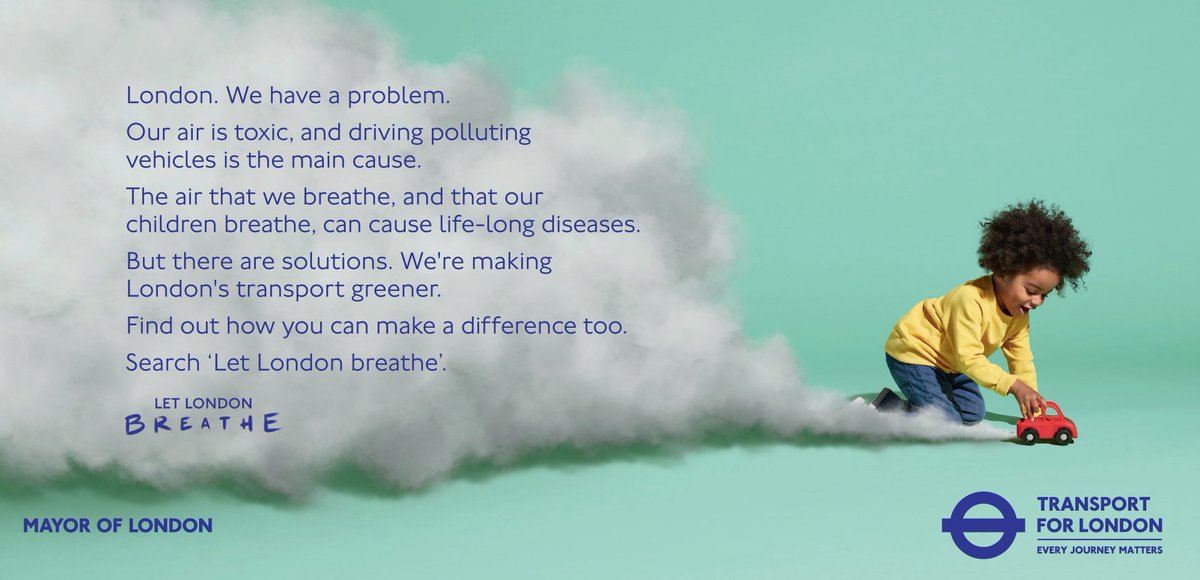 wcj_news's tweet photo. Brilliant new ad from @emilysteinphotographer for TFL 'Let London Breathe', highlighting the threat of increasing pollution in London

#emilystein #TFL #letlondonbreathe https://t.co/eV1nTWBsGk