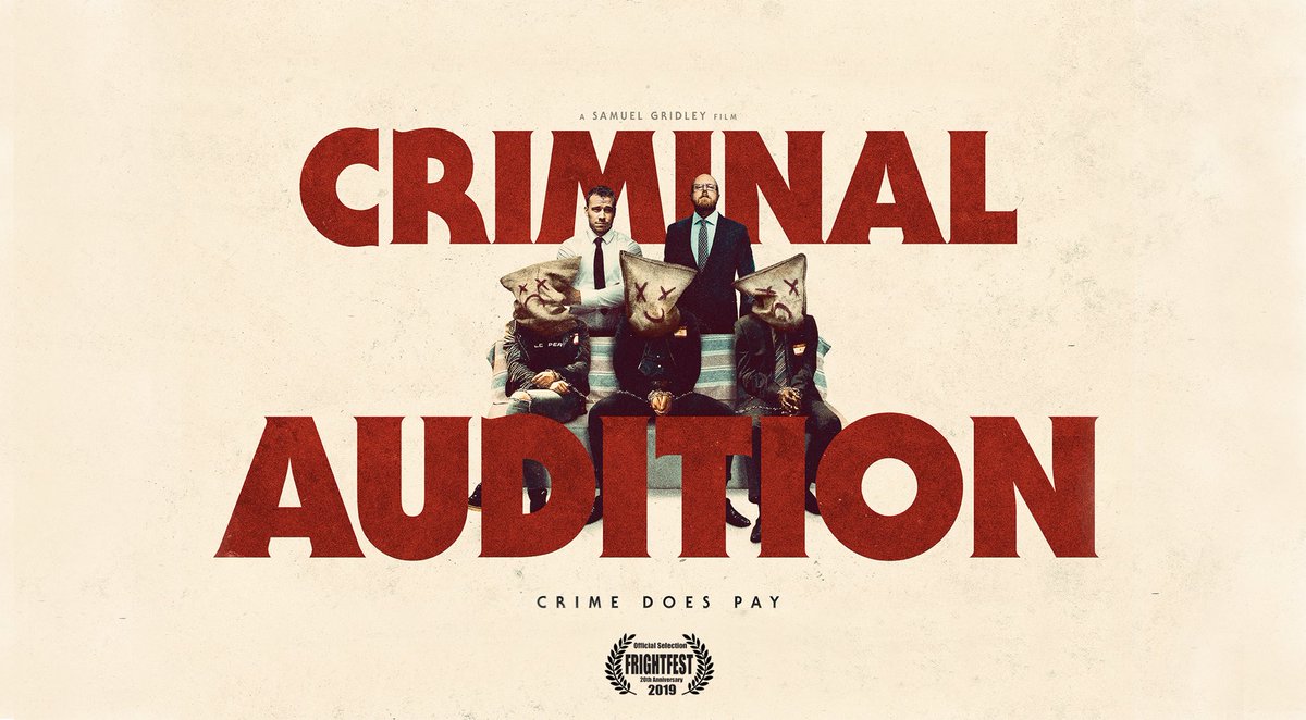 Milk_In_First_'s tweet photo. We are thrilled to be having our public premiere of Criminal Audition at @FrightFest 
We will be part of the FIRST BLOOD strand, showcasing directors first features. 
It’s an honour to be part of the line up in their 20th year. Come down and have a watch of our darkly comic film. https://t.co/Oxv8I65lBv
