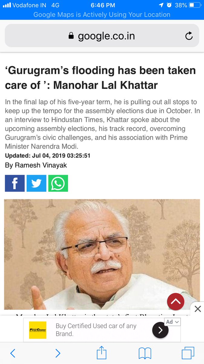 sonalichats's tweet photo. Really #manoharlakjhattar? #gurgaonjam https://t.co/95r6uln2Xp