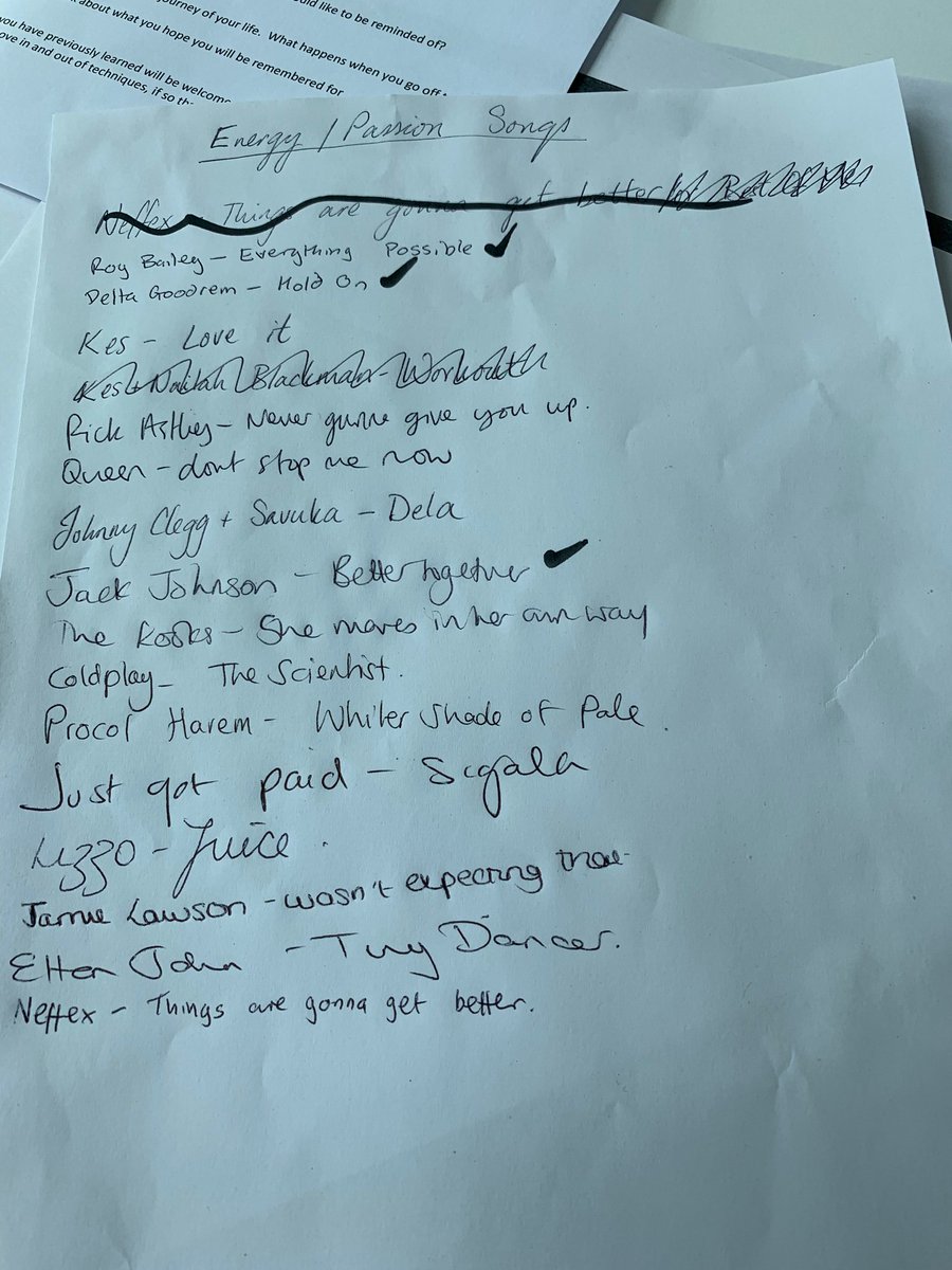 coombes119's tweet photo. Class of 2019. Our ACT songs and playlist.  @StevenCHayes @KellyGWilson @StaffsPsych #love https://t.co/1OOaOgjXbz