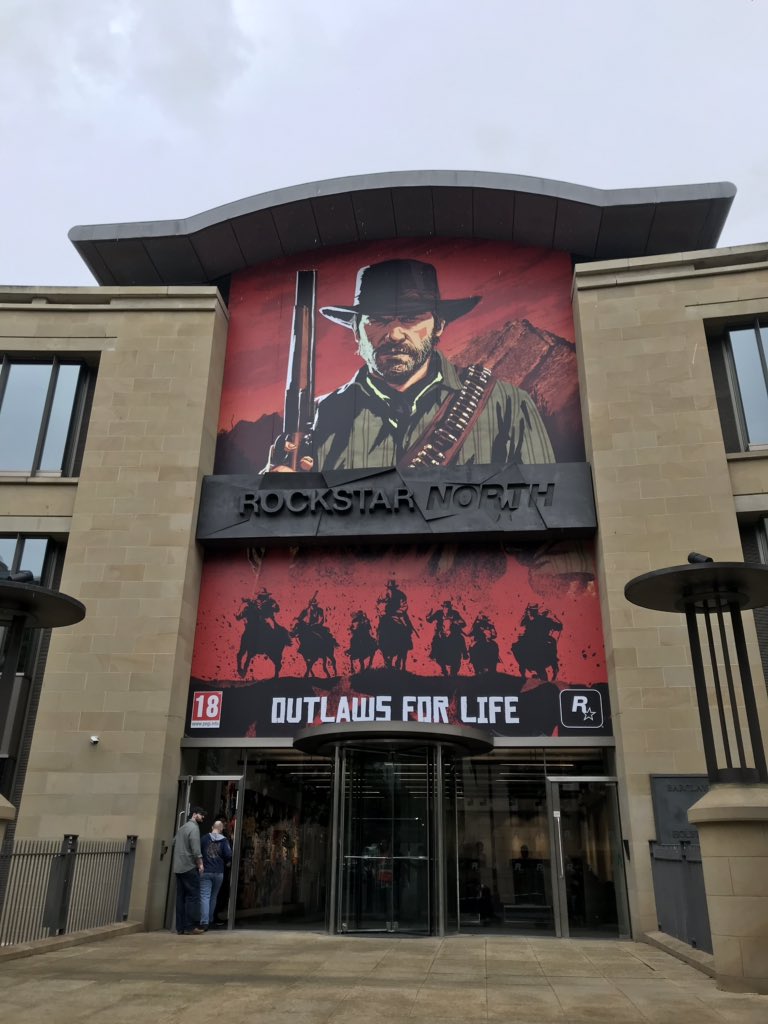 Edinburgh Live on X: Bestselling video game production can resume as Rockstar  North employees are finally allowed back into their office #Holyroodfire   / X