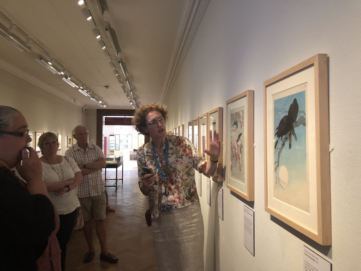 KGarvey20's tweet image. Exquisite #JapanesePrints @bristolmuseum beautifully explained by curator Kate Newnham who peeled away the layers of symbolism and playfulness in even the most innocuous looking prints. #LunchtimeTalks