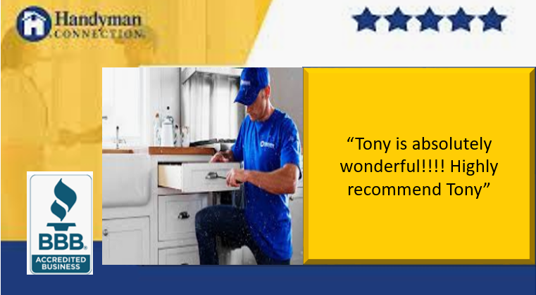 Our craftsman was out to repair some drawers. What can we say? The customer says it all.