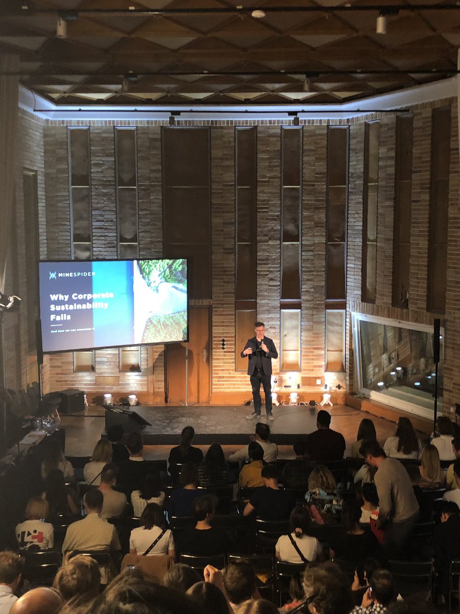 sandeepbajjuri's tweet photo. Lets start with thinking along different lines!
@NWilliamsMBA starts his talk on the reasons why corporate sustainability fails @TOABerlin #TOA19 #berlin @MinespiderTeam @PositiveBlock https://t.co/PVdmbWIECX