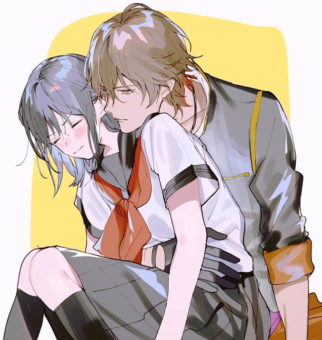 ごくたまに甘えてくるのでグゥってなってるさにわ(くりさに 