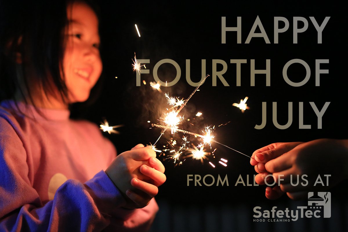 Happy Fourth of July from all of us at SafetyTec! We hope you have a safe and fun holiday with your family and friends!