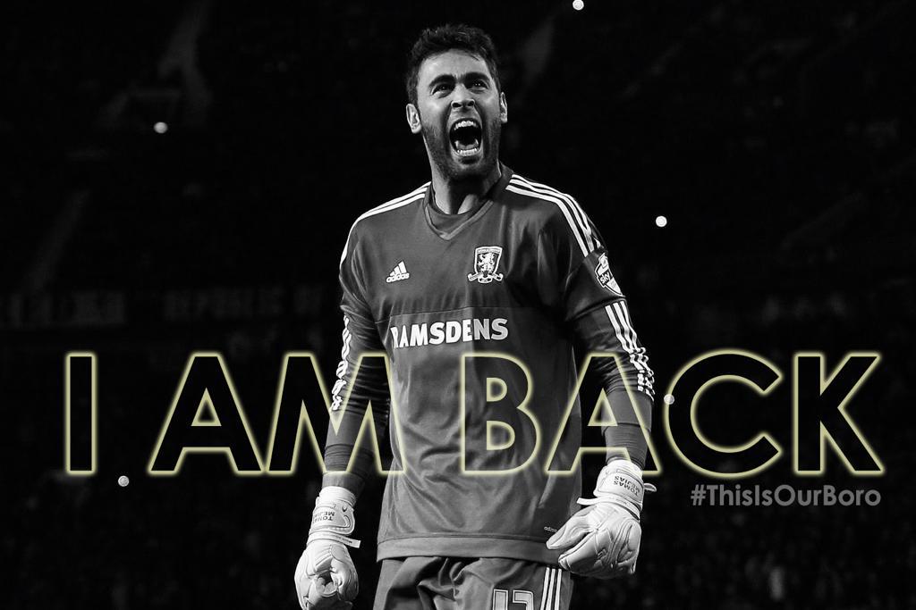 I.AM.BACK.
🔴⚪️🔴
so glad to return to my home. lets do it ONE MORE TIME, <a href="/Boro/">Middlesbrough FC</a>!!!!
#ThisIsOurBoro