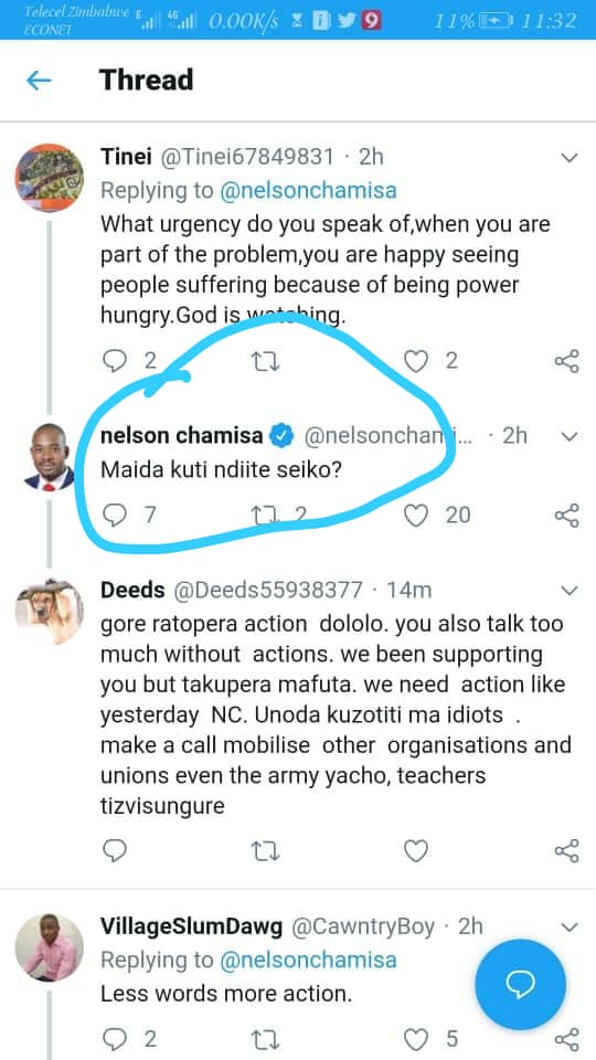 HabaMzed's tweet photo. @nelsonchamisa @usembassyharare Ws this plucked from your page..? https://t.co/MKgFJO8NlN