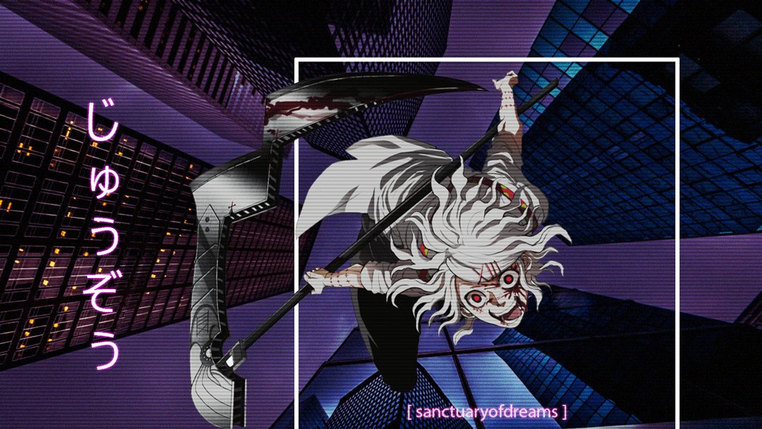 sanctuaryofdrms's tweet photo. Juuzou Suzuya, special class ghoul investigator

#juuzou #suzuya #TokyoGhoul #ghoul #investigator #scythe #quinque #skyline #art #digitalart #artwork #fanart #whitehair #crazy #vaporwave #aesthetic #purple #anime #animeart #manga #photoshop #potoshopedit https://t.co/5U8Q9E6UmE