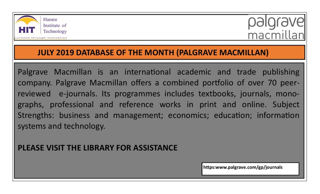 HITLibrarygrp's tweet photo. #Databaseofthemonth https://t.co/tP3BYQXYTU https://t.co/ouhTDDBaR4