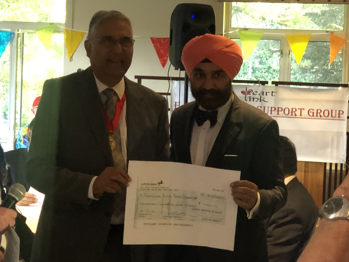EalingHeartGroup 25th Anniversary Ealing Mayor presenting Professor Kooner Heartlink President over£17k donation @BHSFOfficial <a href="/HISCEaling/">Home Instead - Ealing</a> <a href="/EalingHeart/">Ealing Heart Group</a> <a href="/westlondonnhs/">West London NHS Trust</a> <a href="/EalingPartners/">Ealing Community Partners</a> <a href="/MayorofLondon/">Mayor of London, Sadiq Khan</a> <a href="/EalingTories/">Ealing Conservative Councillors</a> <a href="/EalingGazette/">Ealing Gazette</a>