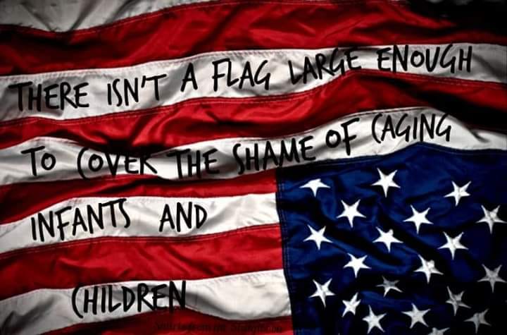 JanNShann's tweet image. #SadButTrue A lot of Dump supporters are pro-life, I wonder how they can possibly square that with keeping babies and children caged? Oh wait, I know. They're not actually pro-life. They're #ProFetus. Once born, they don't give a damn!!