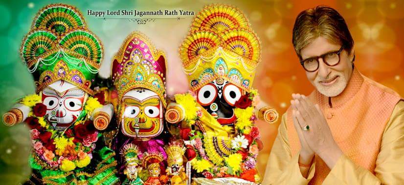 SrBachchan's tweet image. T 3215 - Rath Yatra badhai shubhkamanayein
