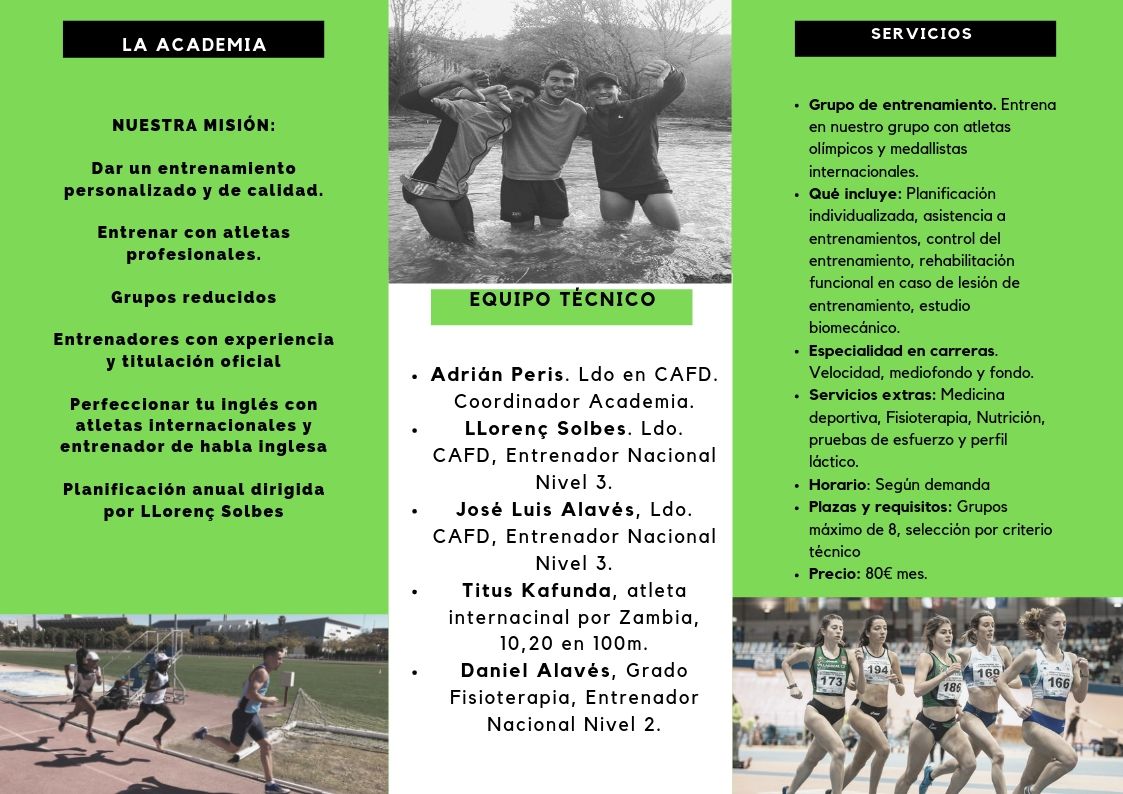 SE ABRE EL PLAZO DE SELECCIÓN E INSCRIPCIÓN para CET Plan2Win ACADEMY.  
PLAZAS LIMITADAS. 
Entrenadores y cuerpo técnico: LLorenç Solbes, José Luis Alavés, Adrián Peris, Antonio Andújar, Daniel Alavés y Vicente Ávila.
Contacta con nosotros: 619 859 718 cetplan2win.com/academia/