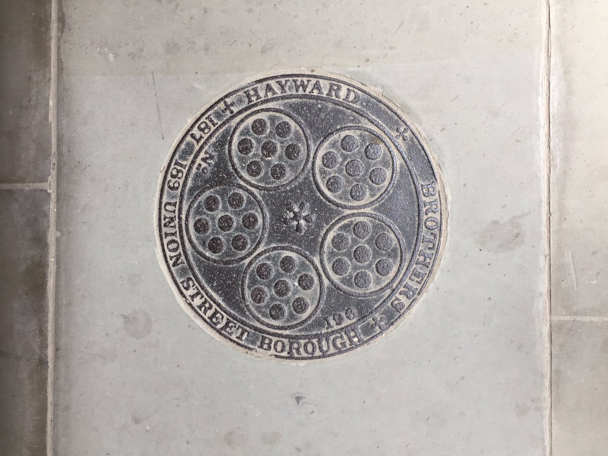 ArchdeaconLuke's tweet photo. #operculum from Middlesex Passage Smithfield nicely refurbished and reset in the new paving. @BeardyHowse #ironworkthursday https://t.co/AlubVAsJ2l
